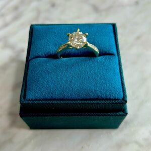 2-ct. GRA Moissanite ring